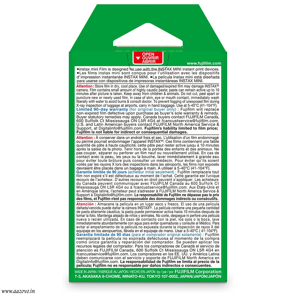 FUJIFILM INSTAX MINI INSTANT FILM TWIN PACK